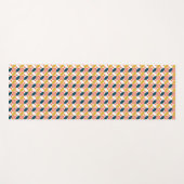 Middencentje modern lederen patroon yogamat (Voorkant (horizontaal))