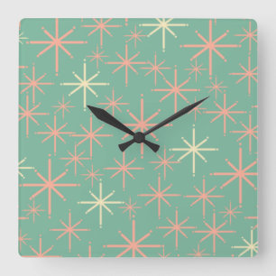 Middeneeuwen van de Midden-eeuwse Stars van de Ret Vierkante Klok