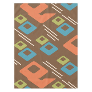 Middeneeuwse diamanten Art Multicolored Dark Tafelkleed