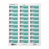 Middeneeuwse moderne Return Address Label (Full Sheet)