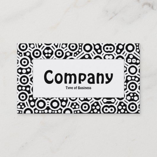 Middenlabel - Alien Curcuits - zwart Visitekaartje (Voorkant)