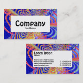 Middenlabel - Fractal Abstract 061012d Visitekaartje (Voorkant / Achterkant)