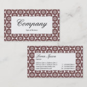 Middenlabel - Star Wheel - bruin Visitekaartje (Voorkant / Achterkant)