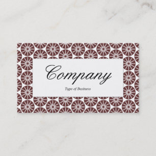 Middenlabel - Star Wheel - bruin Visitekaartje