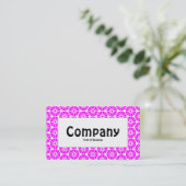 Middenlabel - Star Wheel - Magenta Visitekaartje (Staand voorkant)