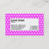 Middenlabel - Star Wheel - Magenta Visitekaartje (Achterkant)