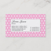 Middenlabel - Star Wheel - Roze Visitekaartje (Achterkant)