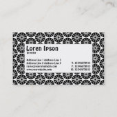 Middenlabel - Star Wheel - zwart Visitekaartje (Achterkant)