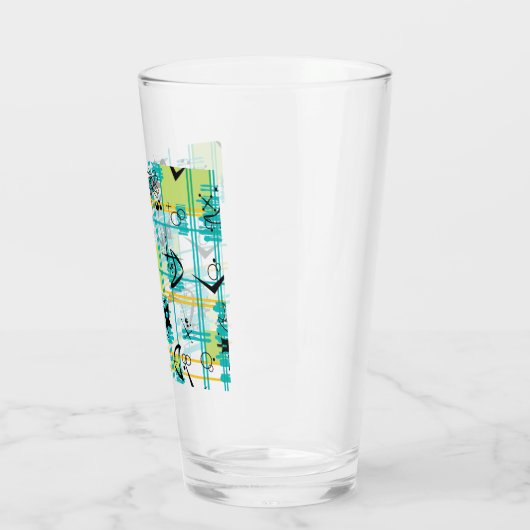 Middenmidden Madras Glas (Links)