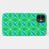 Middenmidden moderne atoomprinter - Jade Green Case-Mate iPhone Case (Achterkant (horizontaal))