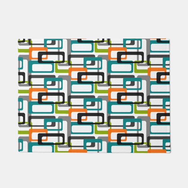 Middenmidden moderne deurmat (Voorkant)