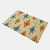 Middenmidden moderne Starburst diamanten Deurmat (Schuin)