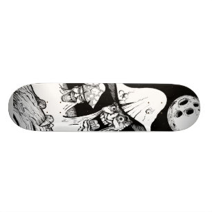 Middennacht Paddenstoelen Skateboard