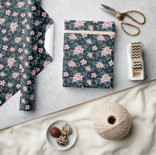 Middennachtelijke Rustige Tuin Cadeaupapier