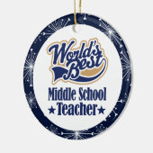Middenschool leraar Gift Ornament (Links)