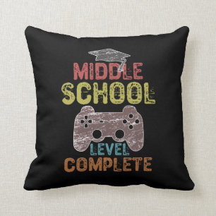 Middenschool voltooid kussen