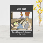 Middenschool Wenskaart Kaart (Gele Bloem)