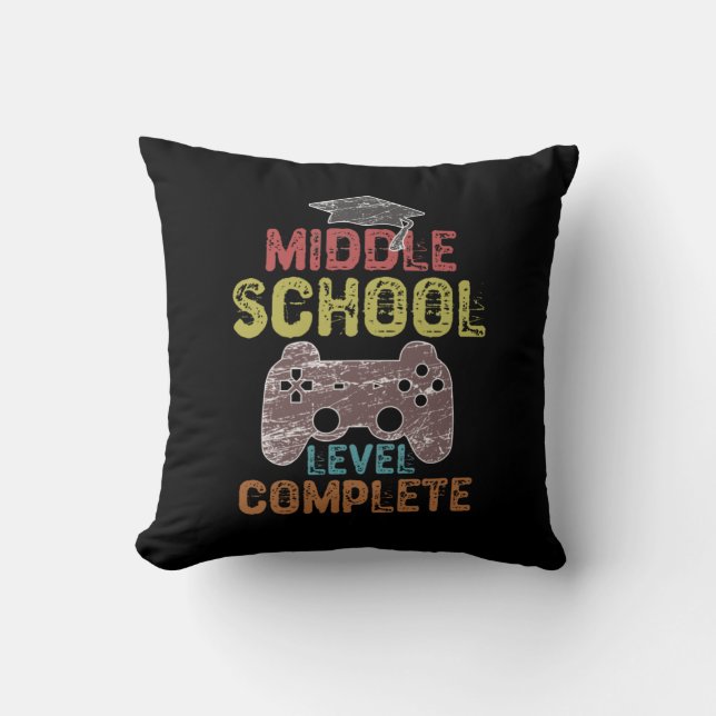Middenschoolniveau voltooid kussen (Voorkant)