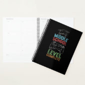 Middenschoolniveau voltooid planner (Display)