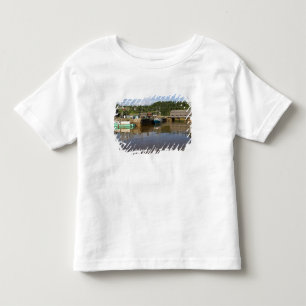 Middentij bij de Bay of Fundy bij St. Martins, New Kinder Shirts