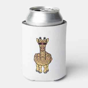 Middenvinger Giraffe Funny Offensive Rude Safari Blikjeskoeler