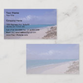 Middenweg Atoll strand Visitekaartje (Voorkant / Achterkant)