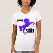 Middenzuster Paarse Pony T-shirt (Voorkant)
