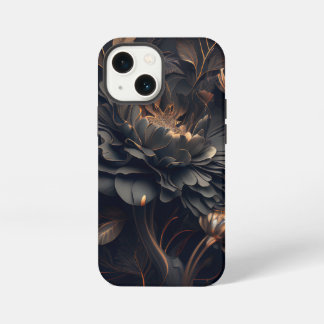 Middernacht Bloemen iPhone 13 Mini Hoesje