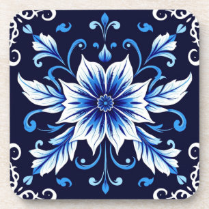 middernacht bloom coaster bier onderzetter