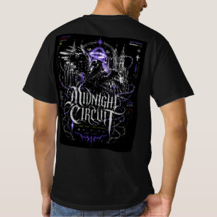 Middernacht Circuit Gotische Cyberpunk Grafiek T-shirt
