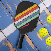  middernacht gestreept met naam pickleball paddle