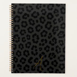 Middernacht Luipaardprint Dier Vlek Patroon Planner
