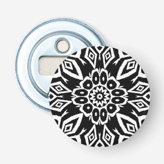 Middernacht Mandala Button Flesopener