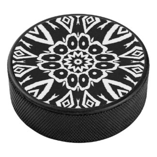 Middernacht Mandala Hockey Puck