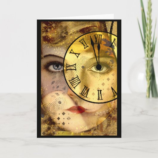 Middernacht Oud en Nieuw Kaart (Voorkant)