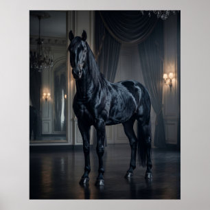 Middernacht Paarden Balzaal Poster