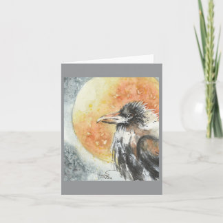 Middernacht Raven door Sherry Kaart