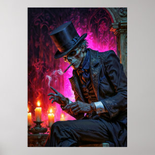 Middernacht Toast met de Baron Samedi Poster