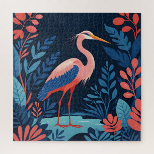 middernacht tuin reiger puzzel