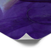 middernacht zonnebloem poster (Hoek)