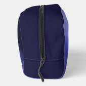 Middernachtblauw schemermaanlicht ombre-effect toilettasje (Rechts)