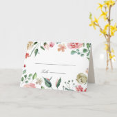 Middernachtbloei voorjaar Bloemen Trouwplaats Kaart (Gele Bloem)