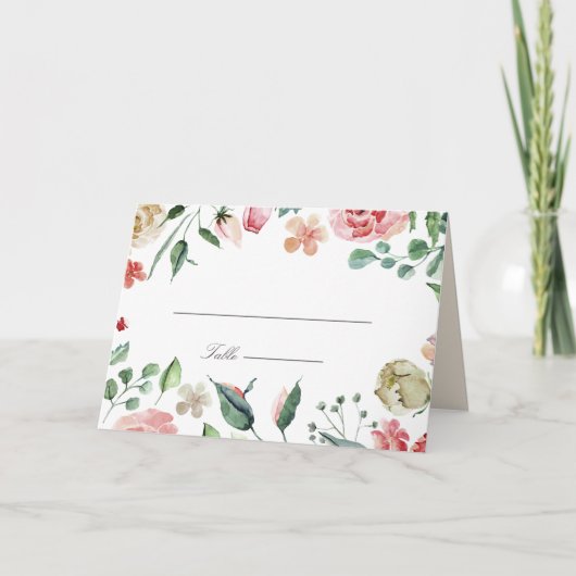 Middernachtbloei voorjaar Bloemen Trouwplaats Kaart (Voorkant)