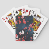 Middernachtbloesems Pokerkaarten (Achterkant)