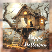 Middernachtgasten bij de Lantern Tree Raamsticker (Vel 2)