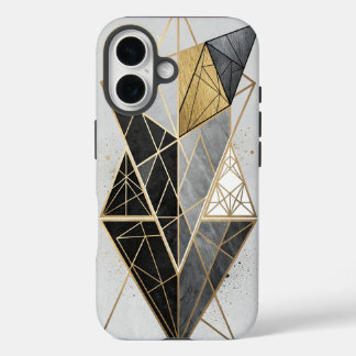 middernachtgeometrie iPhone 16 hoesje