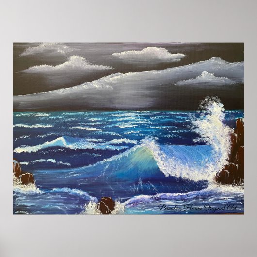 middernachtgolf poster (Voorkant)