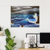 middernachtgolf poster (Thuiskantoor)