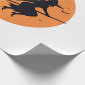 Middernachtheks in de lucht cadeaupapier (Hoek)