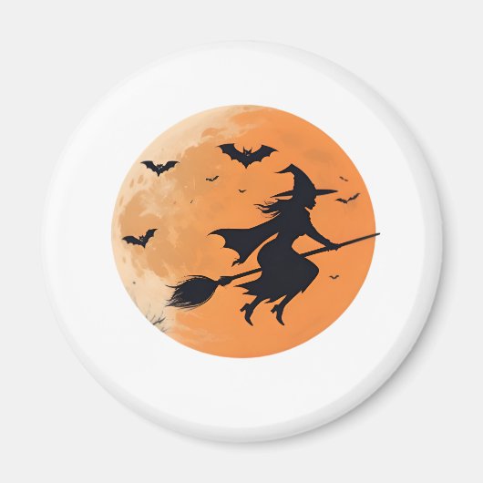 Middernachtheks in de lucht magneet (Voorkant)